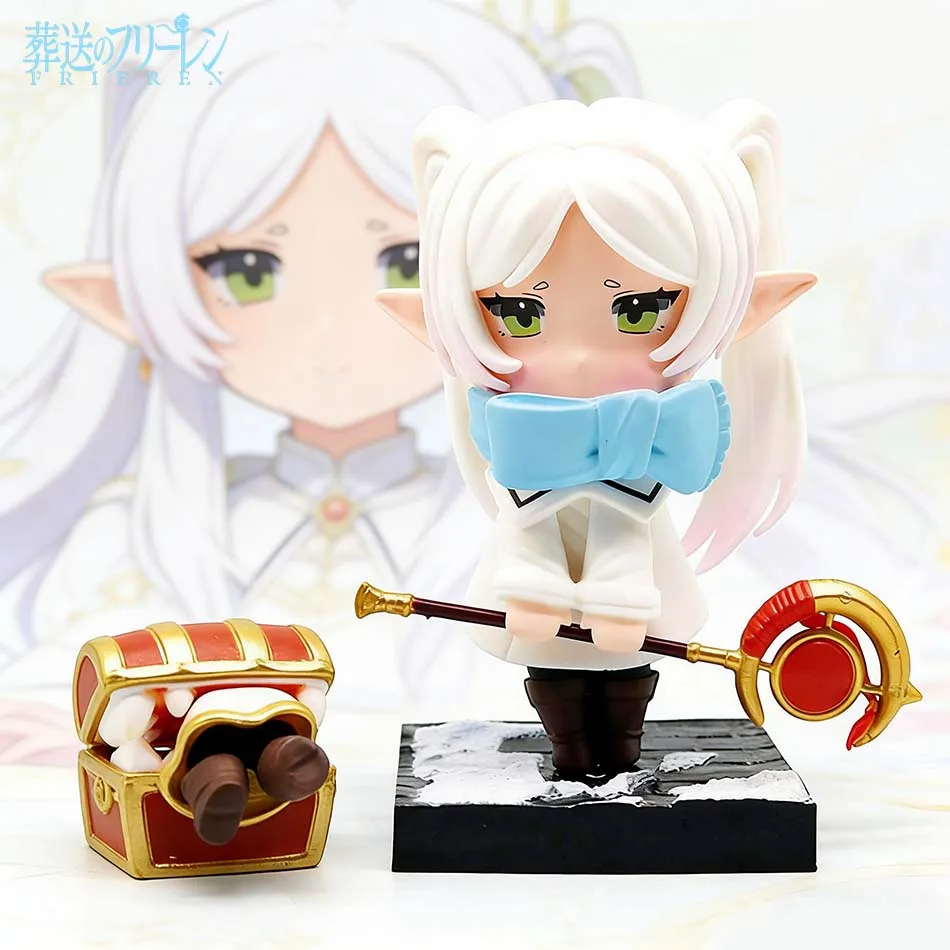 Beliebte Anime Frieren Actionfiguren PVC-Statue Desktop-Ornament Sammlerstück Modelldekoration Zimmer-Schreibtisch-Spielzeug für Kinder
