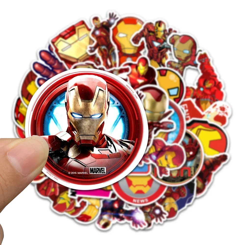 Disney Marvel Avengers Stickers Iron Man Graffiti Decals DIY Guitar Laptop Luggage Skateboard Graffiti Decals Fun for Kid Toys