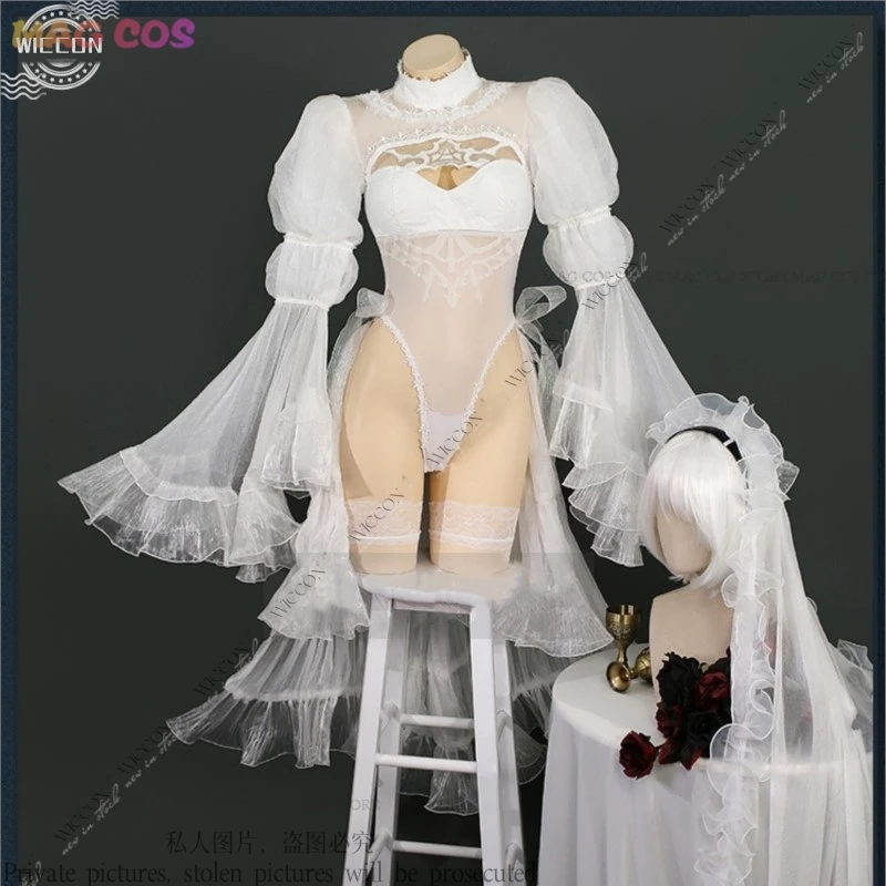 2B YoRHa No.2 Type B Cosplay Costume Game Cosplay 2B/2P Cosplay Female Costume Two Styles Women Cosplay Wedding Sexy Woman