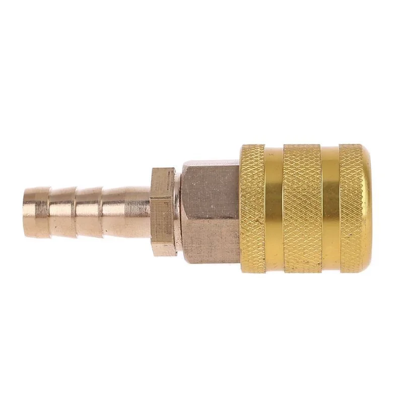 8mm Car Tire Valve Clip Solid Brass Thicken Pump Quick Connect Nozzle Clamp Air Chuck Inflator Pump Adapter Inflation Connector