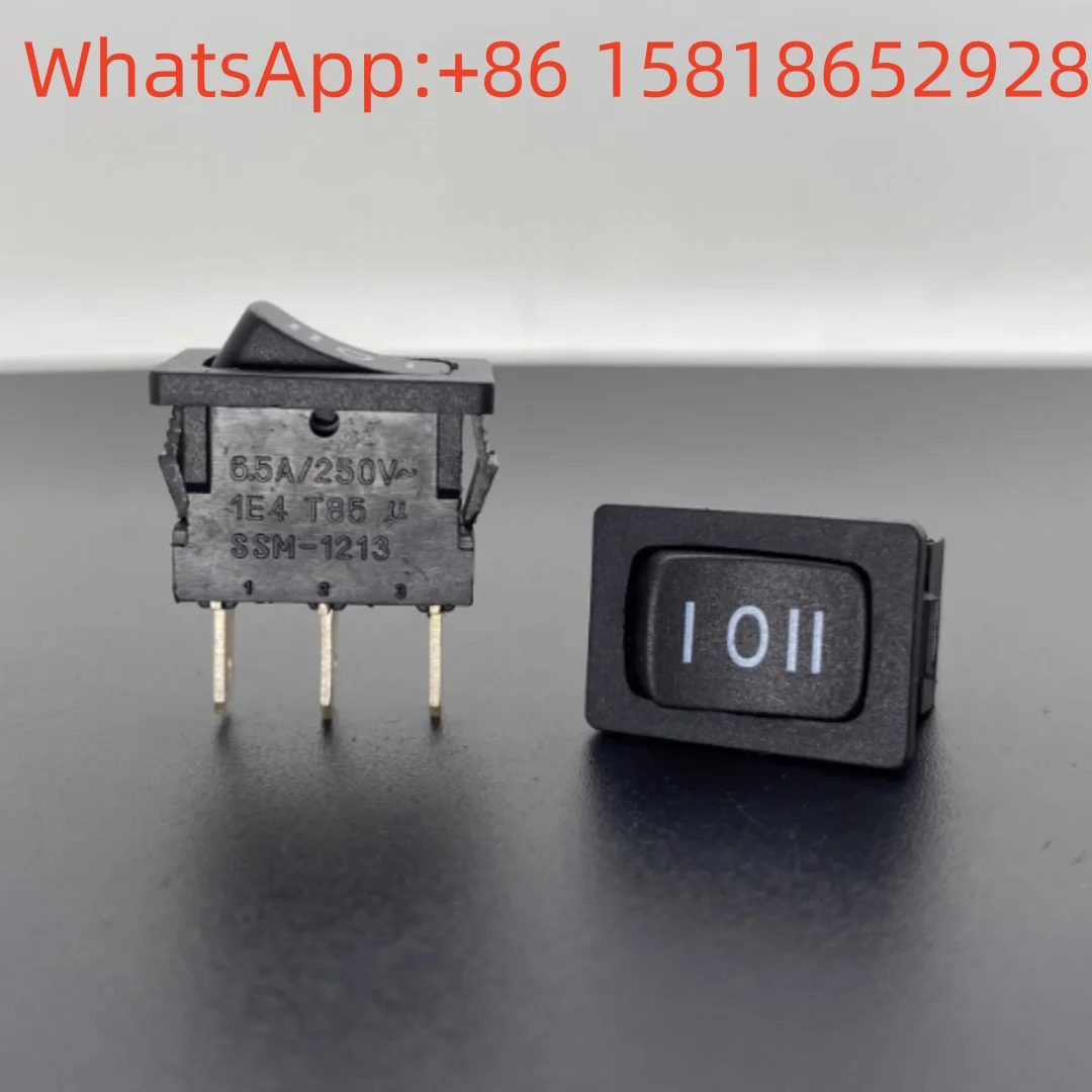 

5 pieces SUN CUPID Star Link SSM-1213 boat-shaped power switch rocker button 3-pin 2-position 6.5A/250V
