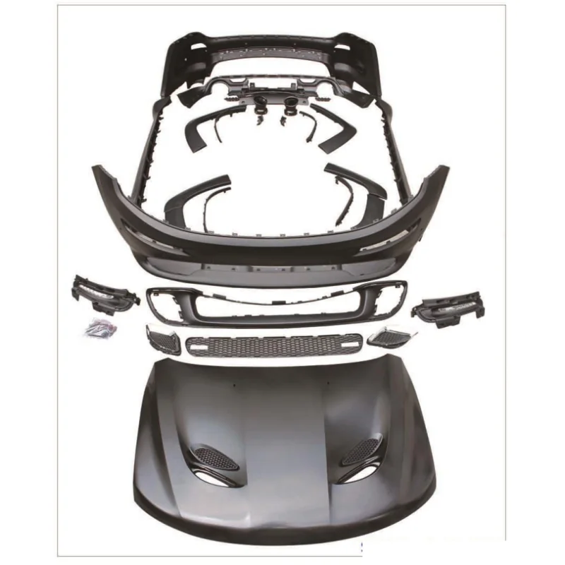2014+ Automobile Screw‑On Conversion Body Kit, Bumper Facelift Upgrade Assembly Outer‑body Refitting
