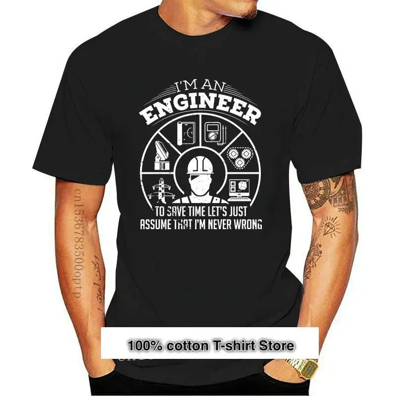 Camiseta de ingeniería divertida, regalo para ingeniero, camiseta de verano, nueva