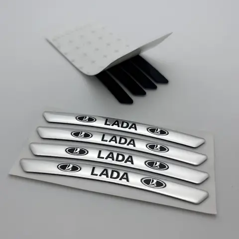 4pcs/Set High-Quality Fitfor LADA Logo Car Wheel Center Wheel Eyebrow Decoration Personalized Styling Car Accessories Stickers 10 best sales lada logo - №1