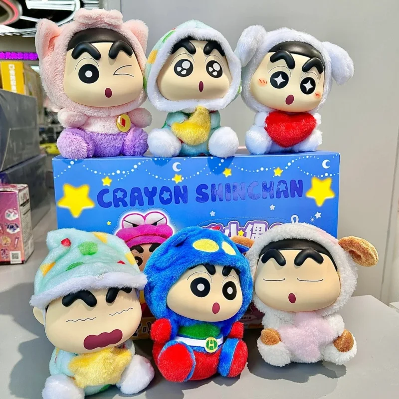 Hot Original Crayon Shin-Chan Blind Box Vinyl Doll Series First Release Cute Plush Toy Model & Figurine Gift