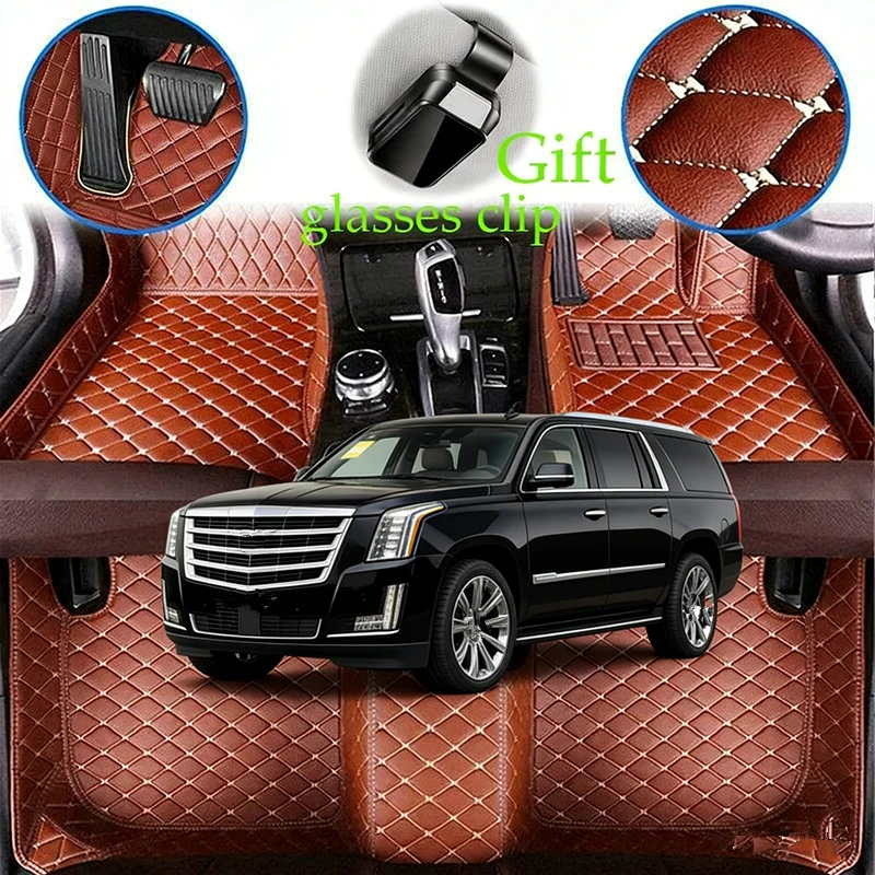 

Custom Fit For Cadillac Escalade ESV 7-Seats SUV 2015-2020 Car Floor Mats Car Accessories Carpets Covers Left /Right Hand Drive