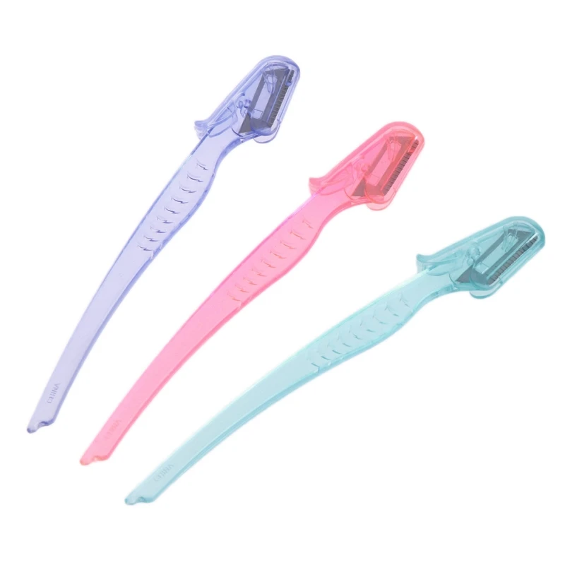 Women Eyebrow Hair Removal Safety for Razor Trimmer Shaper Shaver Blade Foldable