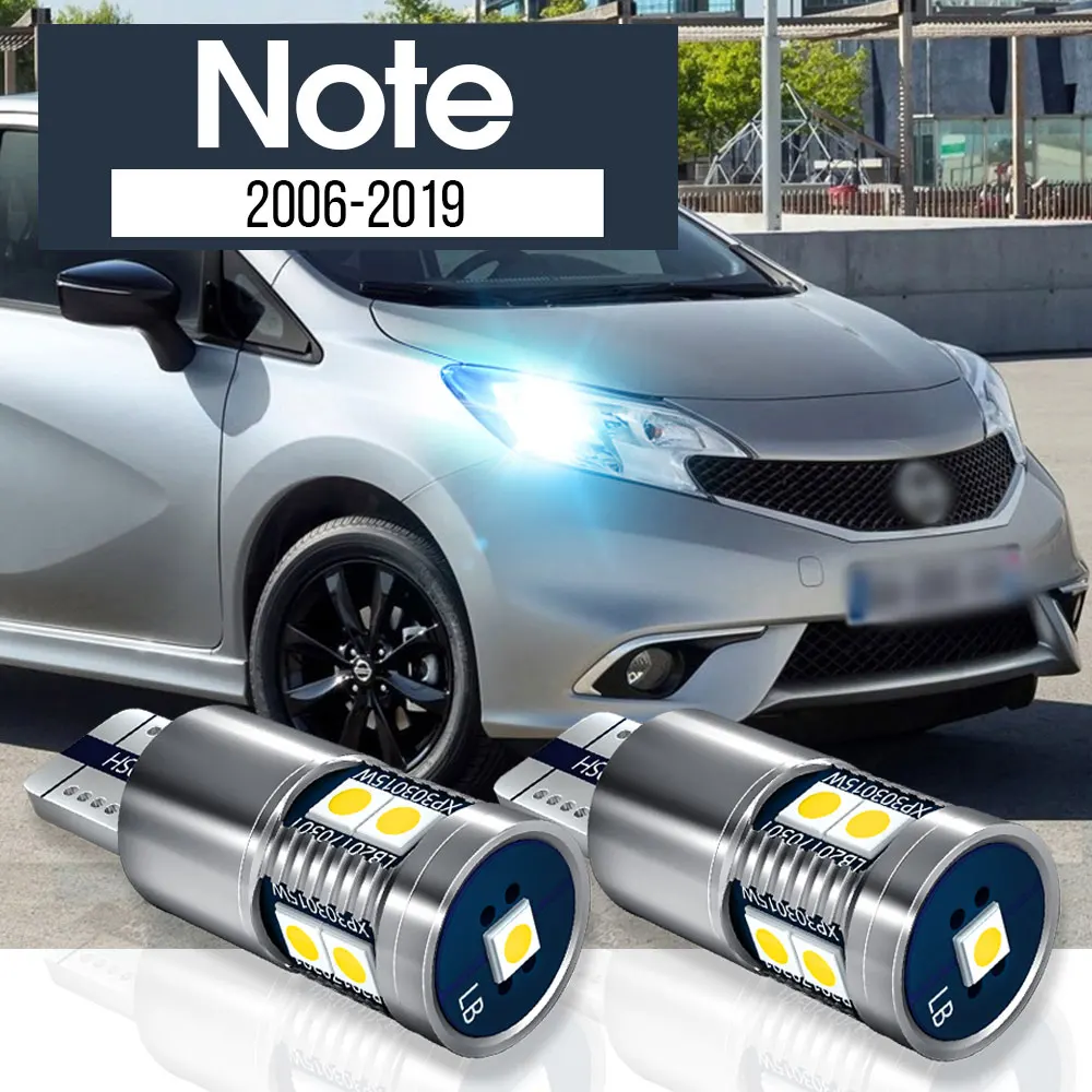 

2pcs LED Parking Light Clearance Lamp Accessories Canbus For Nissan Note E11 E12 2006-2019 2011 2012 2013 2014 2015 2016 2017