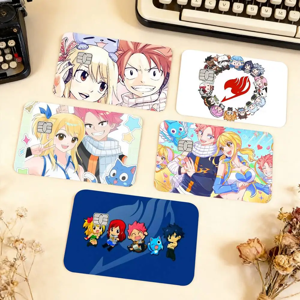 

Fairy Tail Anime Waterproof Film Skin Cover Credit Card Stickers Debit Front Bank Bus Pass