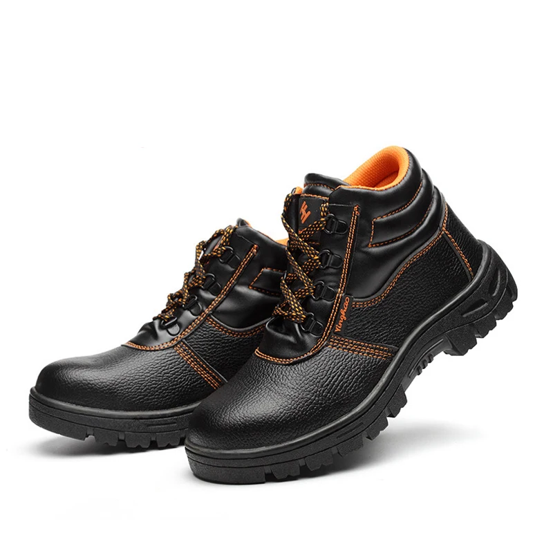 Work Safety Shoes Men Anti-smash Indestructible Shoes Anti-puncture Work Sneakers Steel Toe Shoes Light Comfort Security Boots