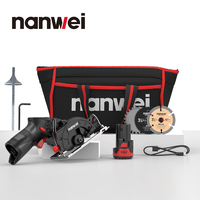 Nanwei Mini Portable Charging Saw Lithium Electric Circular Saw 3-3/8in 85mm Cutting Machine Carpenter Multifunctional