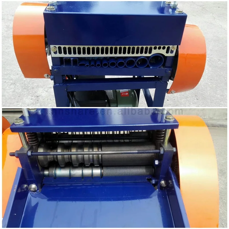 Máquina manual de descascar cabos de fio de cobre Máquina de descascar fios