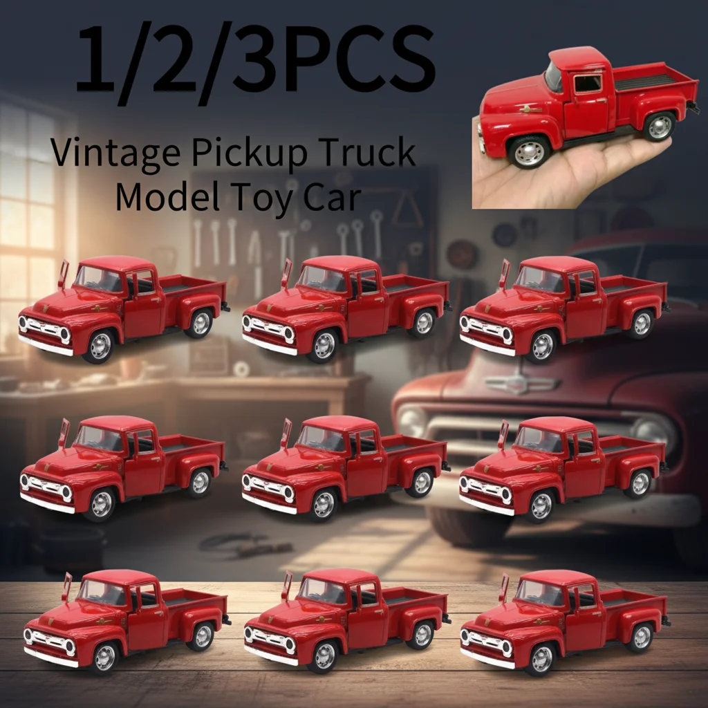 1/2/3PCS 1:32 합금 자동차 모델 시뮬레이션 자동차 만화 귀여운 어린이 자동차 버스 풀백 장난감 자동차 테이블탑 소형 장식 장난감