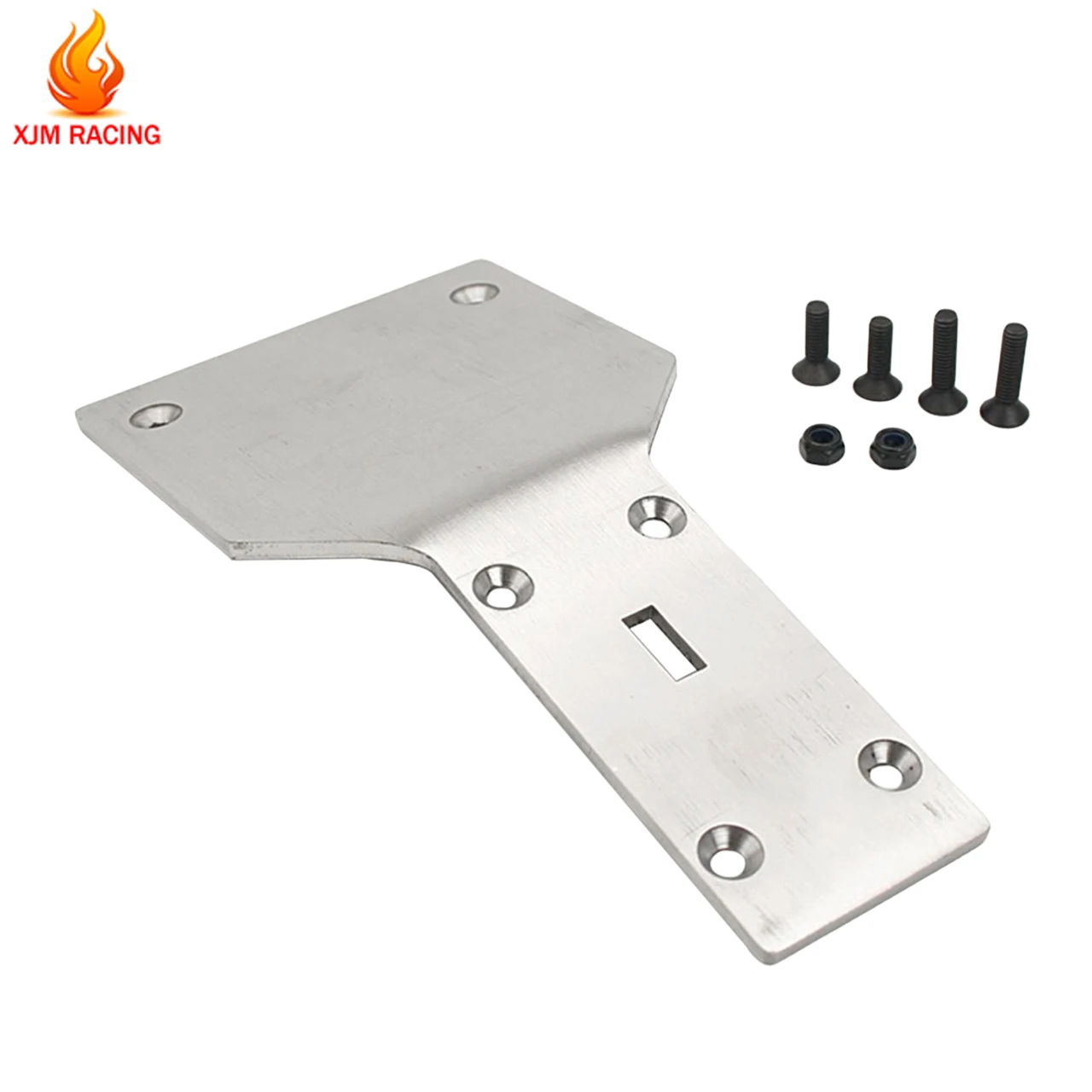 Stainless Steel Large Chassis Front Strengthen Bottom Plate for 1/5 Hpi Rofun Baha Rovan Kingmotor Baja 5t 5b 5sc Rc Car Parts