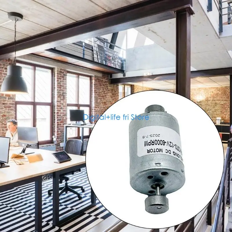 

E06D Reliable and Efficient DC12V Electric Vibrating Motor Double Shaft Motor with 2 Eccentric Rotors Easy Installation Motor