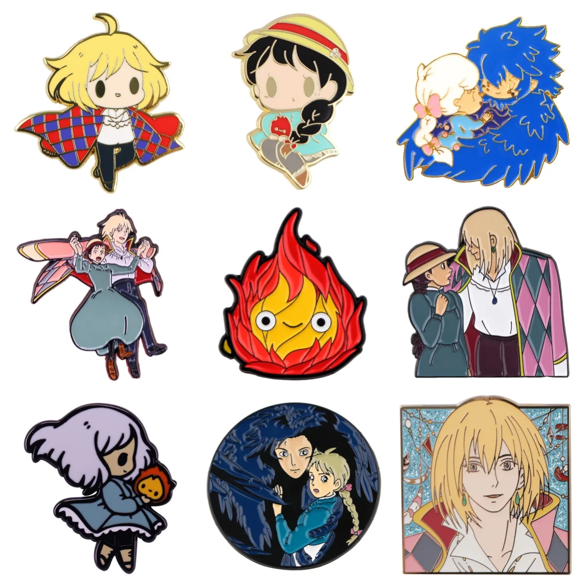 

Эмалированные броши из фильмов японского аниме, булавки для лацканов, значок на рюкзак, аксессуары для костюмов, модные украшения, подарки для фанатов