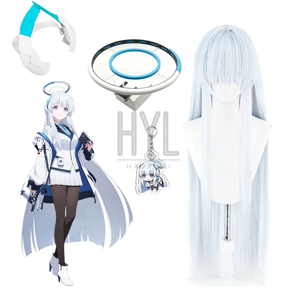 game-blue-archive-noa-cosplay-long-wig-heat-resistant-synthetic-hair-halo-headwear-for-women-men-halloween-costume-party-props