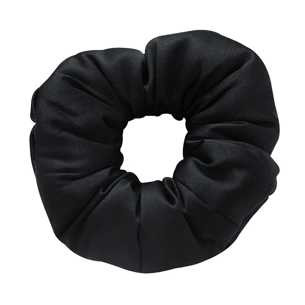 100% pura seta di gelso grande cuscino scrunchies nuvole cuscino sonno fasce per capelli imbottitura in cotone per donne ragazze 30 Momme 6 cm