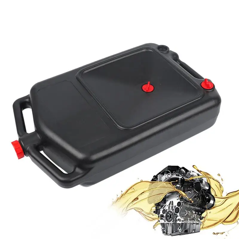 

15L Univarsal Motorcycle Car Bike Oil Fuel Coolant Drain Tray Pan & Storage Container Auto Repair Oil Receiver