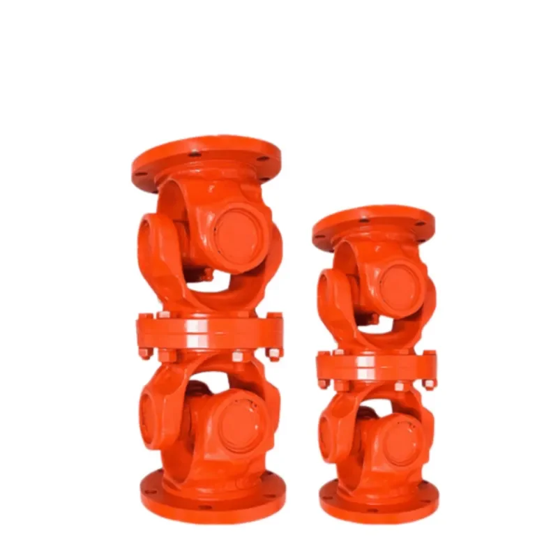 Double Universal Joint Coupling Cross Shaft Drive Shaft Connector Disc Flange Alloy Steel 90/100/200mm Bore Diameter