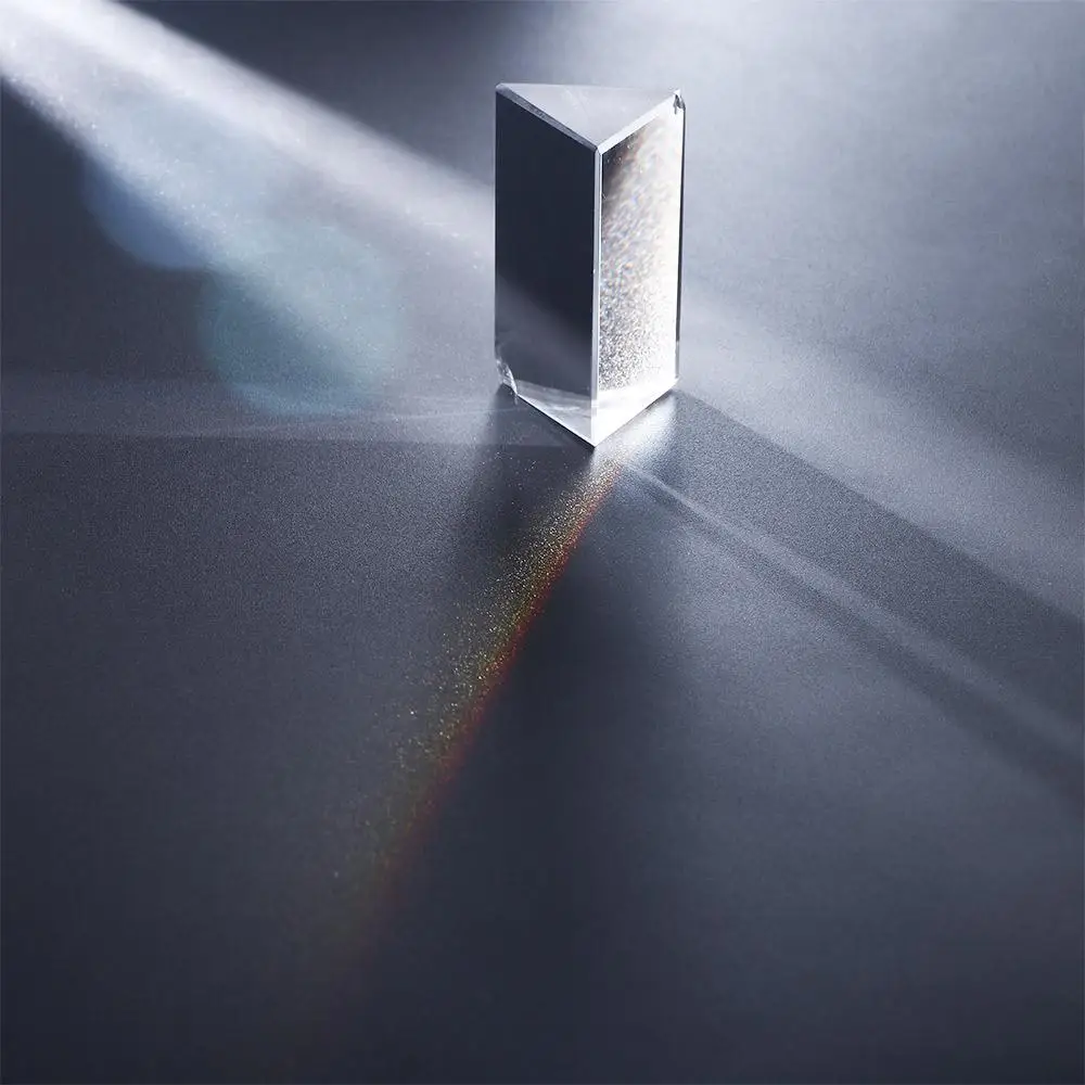 Glass Crystal Glass Optical Instruments Triangular Color Prism Physics Stem Science  Glass Reflecting Rainbow Prisma