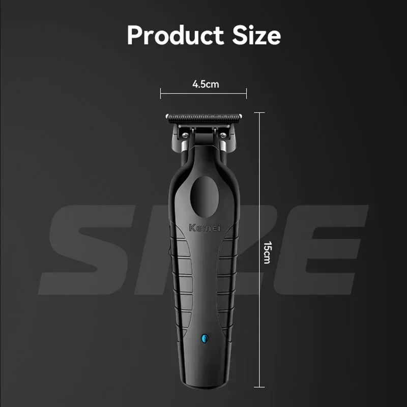 Kemei Hair Clipper Barber Hair Cutting Machine Clipper Grooming Cordless Rechargeable Men's Shaver Km-5083 Km-2299 Km-TX10 view 5