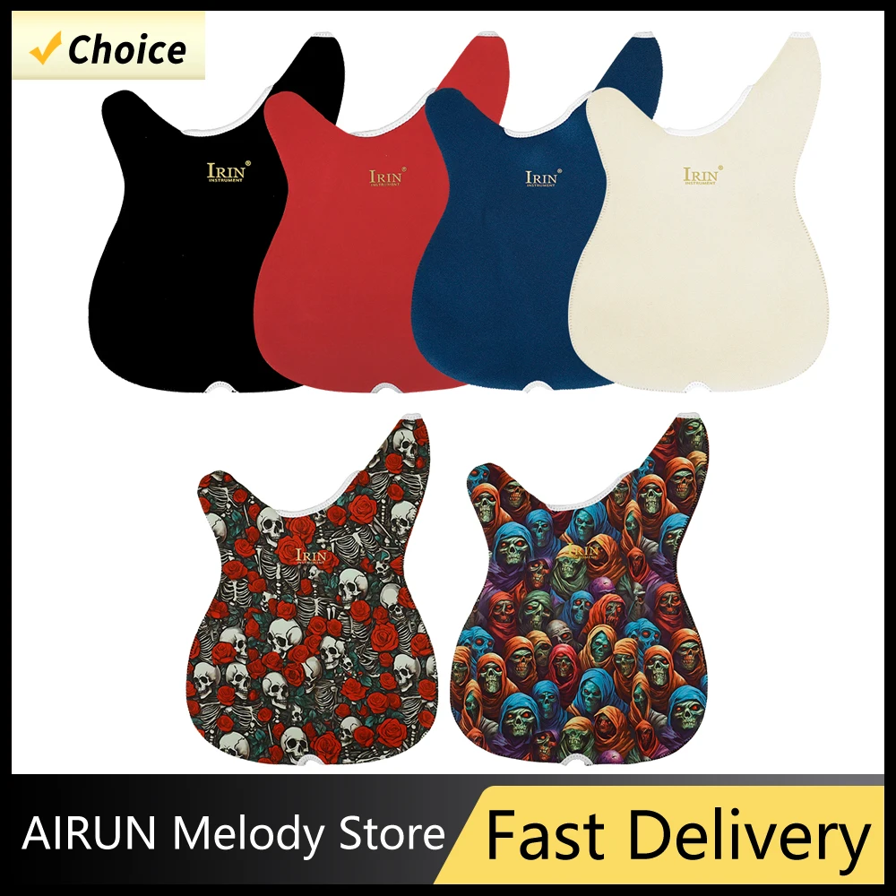 

IRIN F-ST Electric Guitar Protective Case Faux OK Cloth Printed Case Guitar Top Covers Lacquer Anti-scratch Guitar Accessory