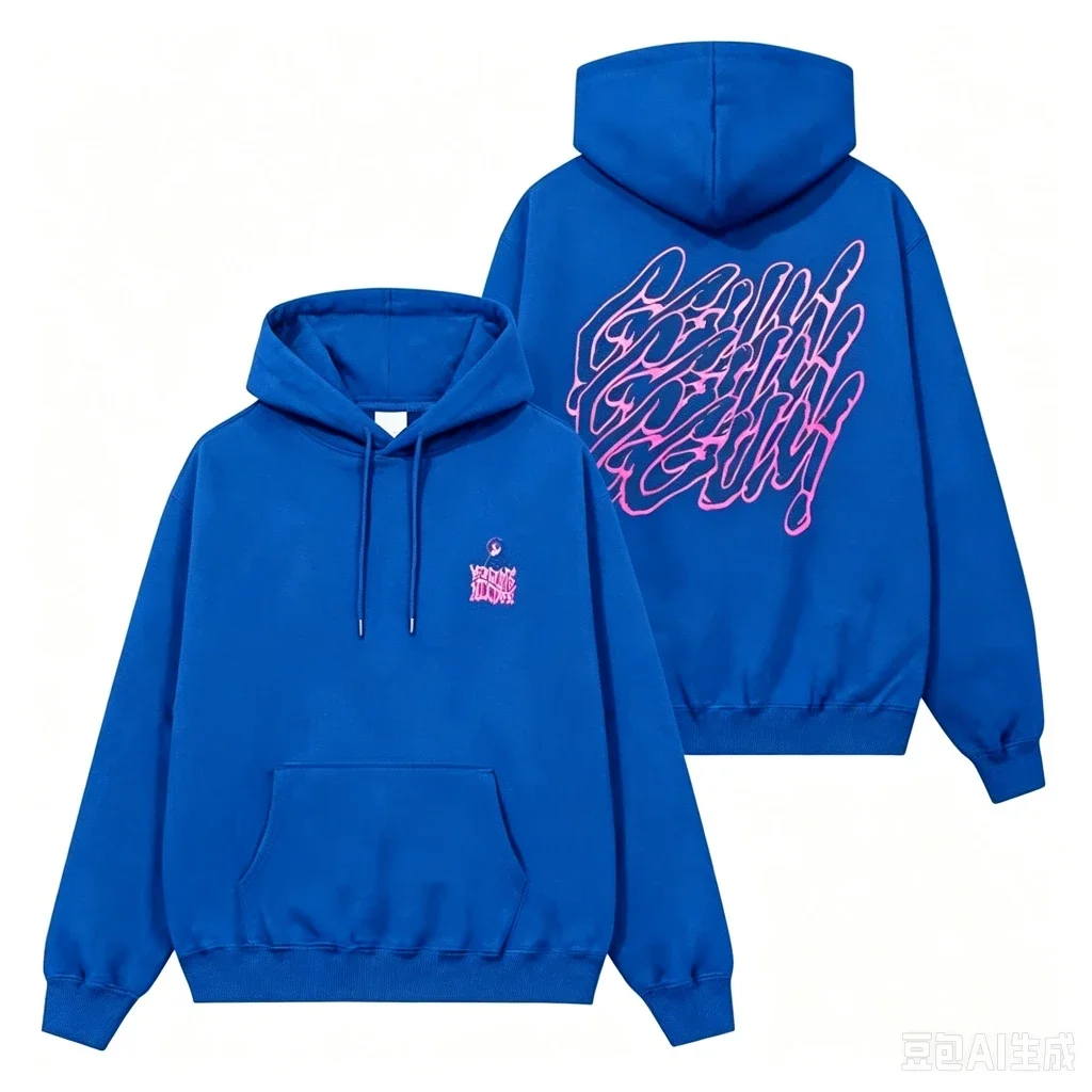 KPOP ins 2026 neuer STIL YEONJUN GGUM Print Kapuzenpullover für Damen, Lost in Space Hoodie, Rundhals, lockerer, WARMER Pullover, OVERSIZE-KLEIDUNG – Detail 36