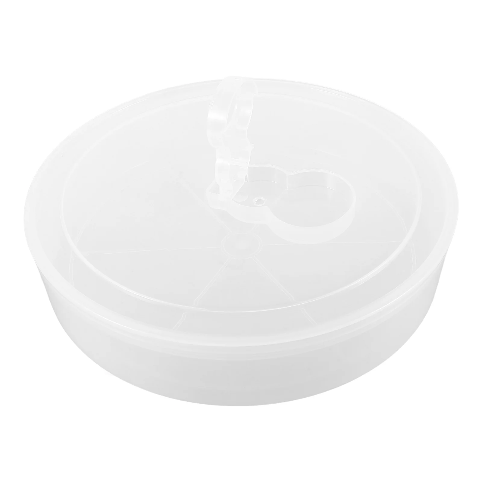 

Storage Round PP Container Tea Containers For Tea Bags Airtight Lid Snack Box Fruit Tray Small Chest Picnic Travel