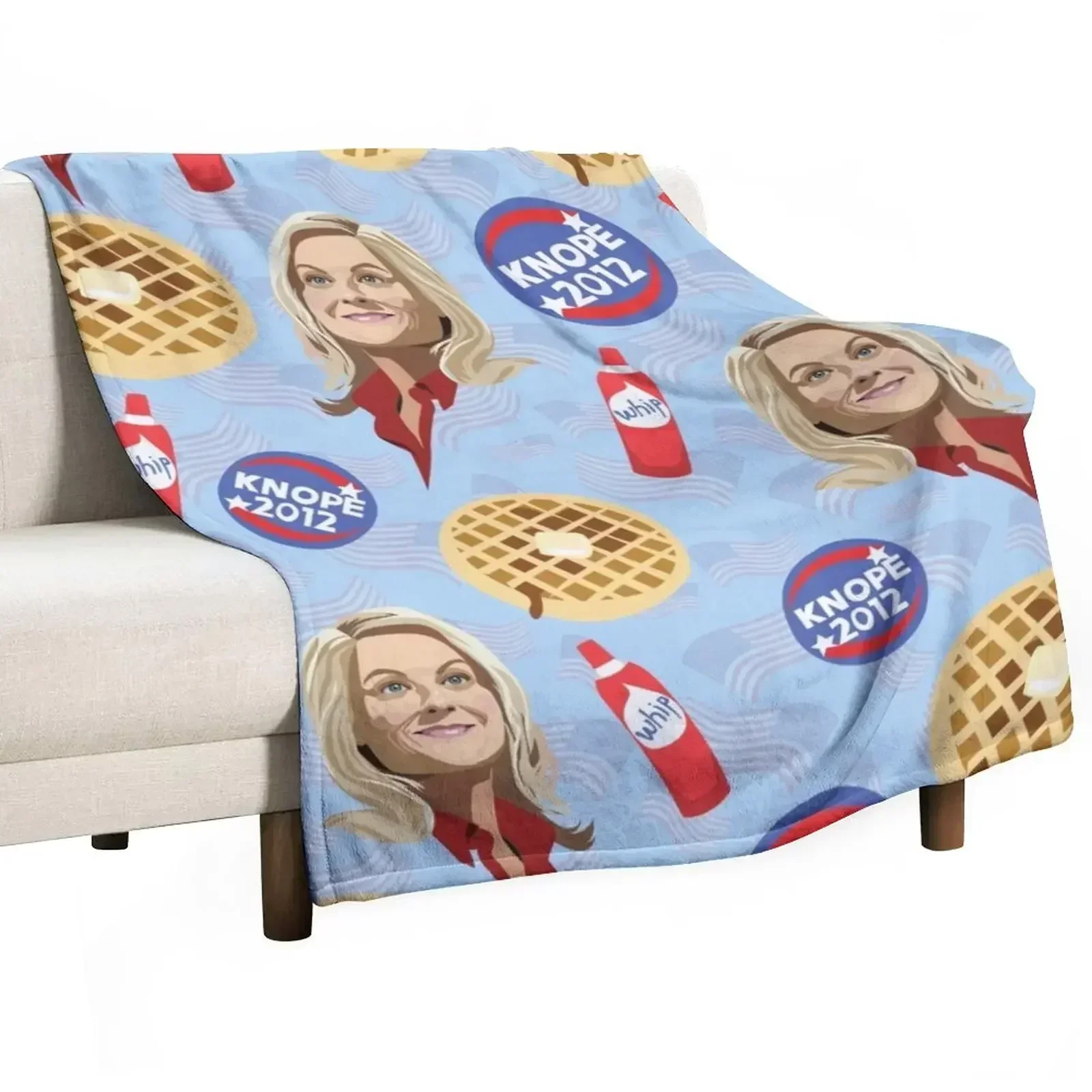 What's Important: Friends, Waffles, and Work Throw Blanket Luxury Brand Plush for sofa funny gift Large warm for winter Blankets