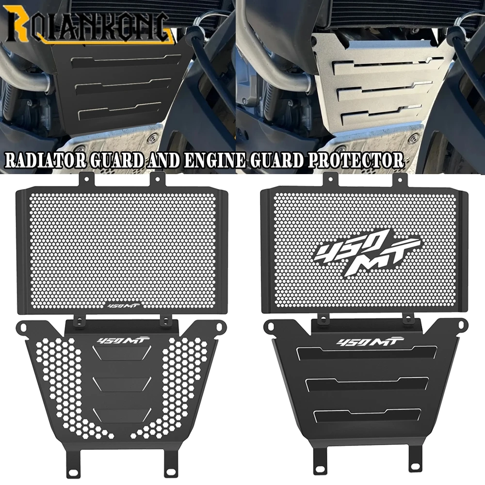

For CFMOTO CF MOTO 450MT 450 MT 450 MT450 2024 2025 2026 Motorcycle Accessories Radiator Guard Protection Engine Cover Protector