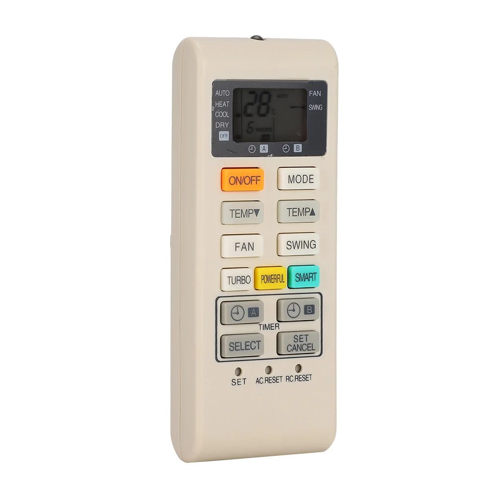 Air Conditioner Remote Control Professional Made Wear Resistant White Air Conditioner Controller for A75C4004 Without Battery