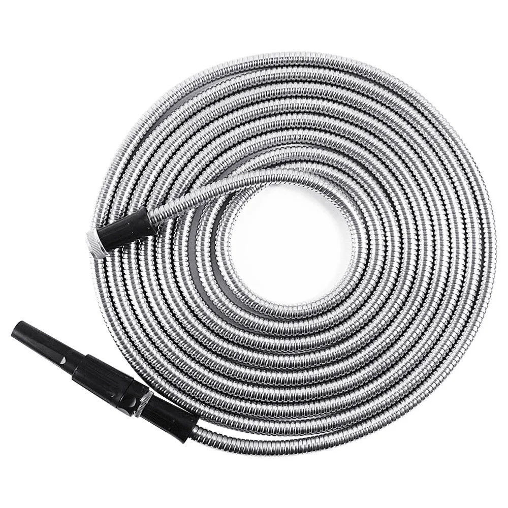 100 FT Stainless Steel Water Pipe, Stainless Steel Coil Tubing, Rustproof Corrosion-Resistant Water Supply Pipe for Home & Industrial Use