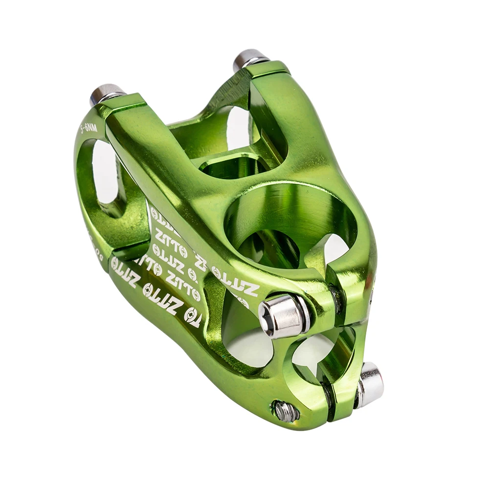 AliExpress ZTTO Enduro MTB Stem 50mm High Strength CNC 0 Degree Rise Forged Aluminum Alloy 31.8 Handlebar AM Bicycle Purple Green Colorful