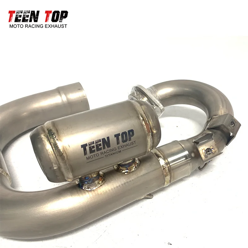 For Yamaha YZ250F YZ250FX YZF250 WR250F Exhaust Header 2020-2025 TitaniumAlloy Offroad Bike Exhaust Pipe Elbow OEM Front Tube