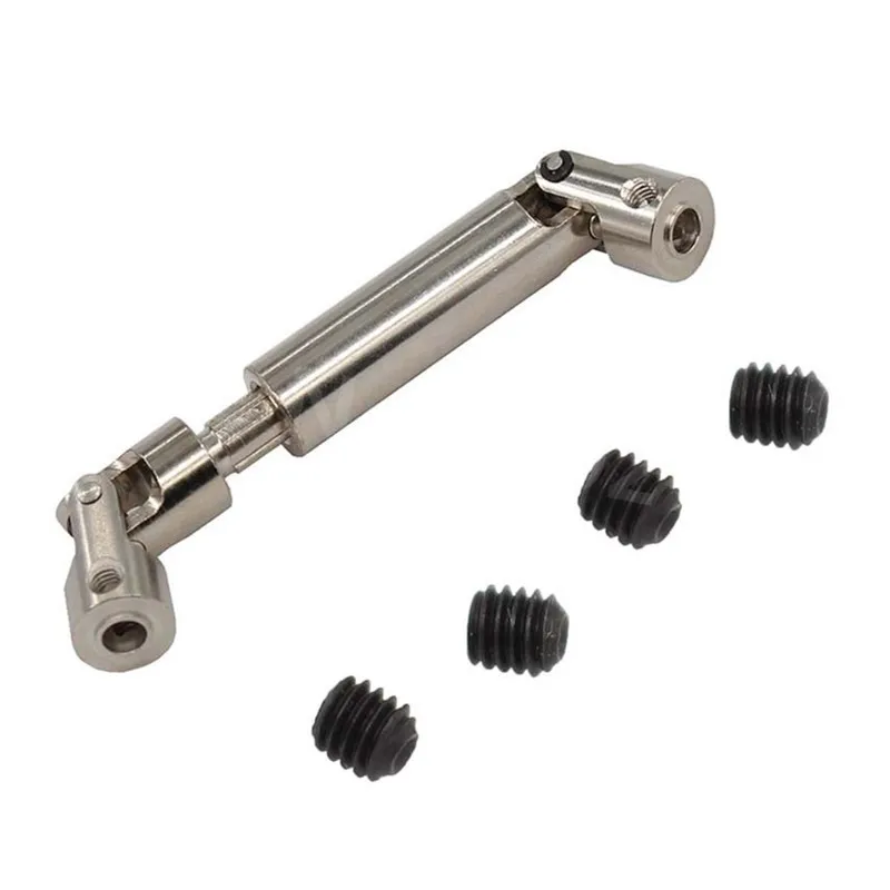 

SCX10 Upgrade Stainless Steel Universal Drive Shaft CVD110-155mm 90-115mm D90 For 1/10 Scale Models RC Car AXIAL Crawler TF2