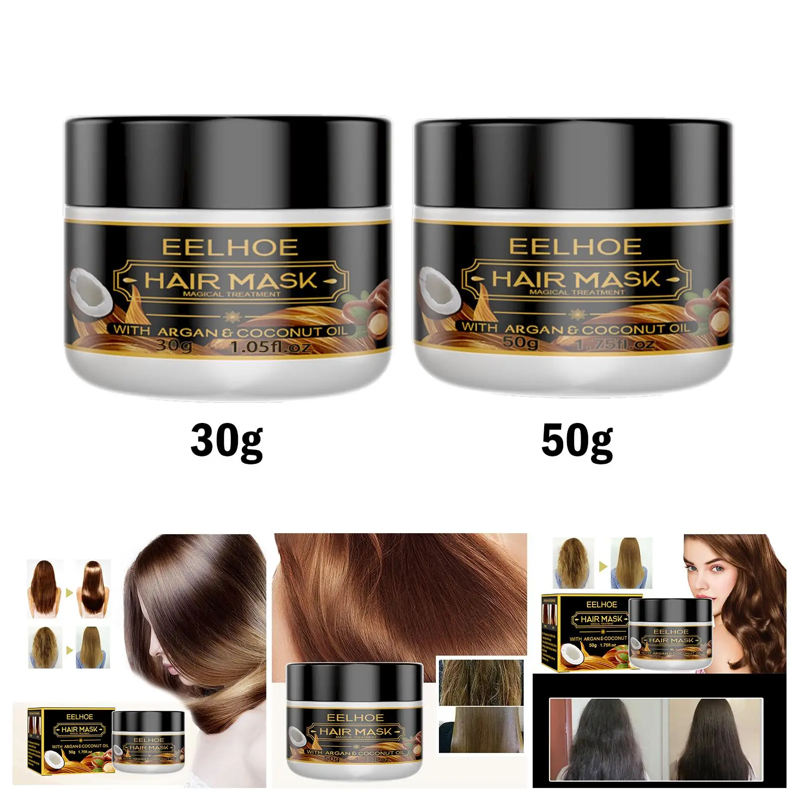 Hair Mask Vitamin Complex Nourishment Hair Repair for Dry Damaged Hair