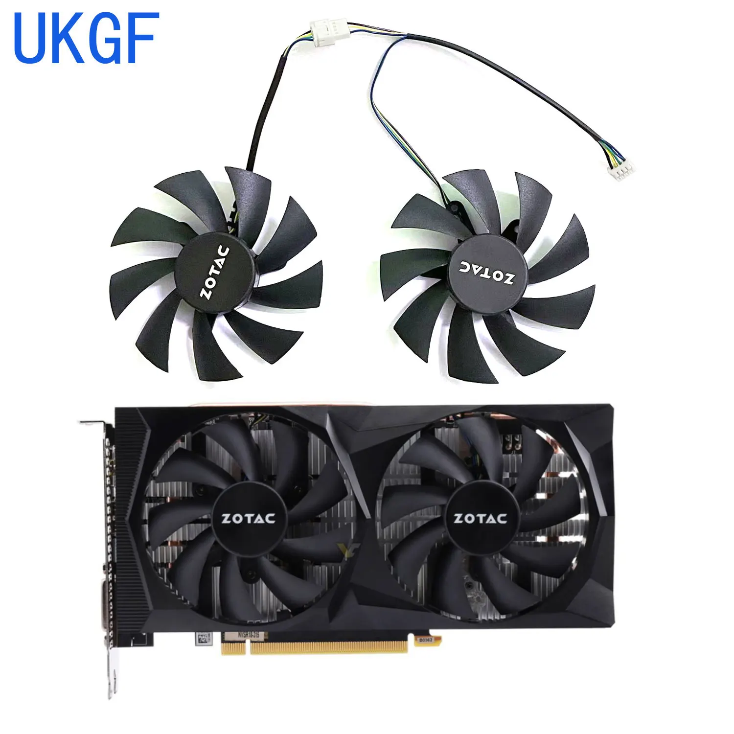 87MM 4PIN GA92S2H RTX2060 GPU fan for ZOTAC GeForce RTX2060 2060S GTX1660 1660ti Destroyer HA HB graphics card