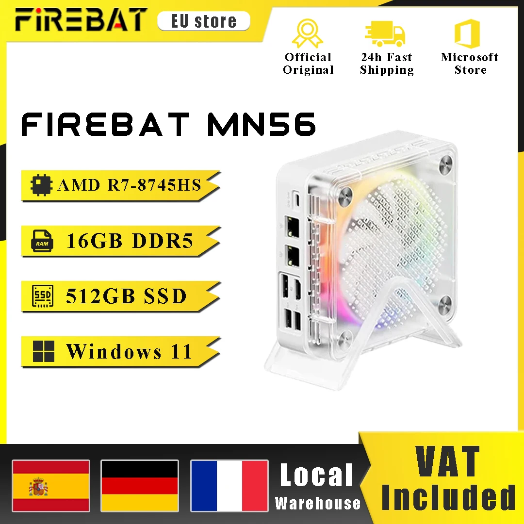 Immagine di FIREBAT MN56 MINI PC, CHE PREZZO! Su AliExpress risparmi il 68%