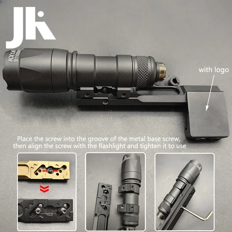 Linterna táctica MLOK/KEYMOD 45° para M300 M600 PLHV2 - imagen 2