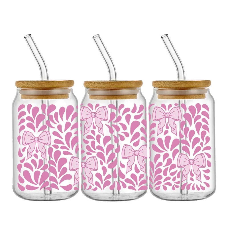 Personalize Cartoon Yellow Minions UV DTF Sticker For 16oz Glass Cup Wraps Transfer Sticker Custom Labels DIY Logo Selfadhesive