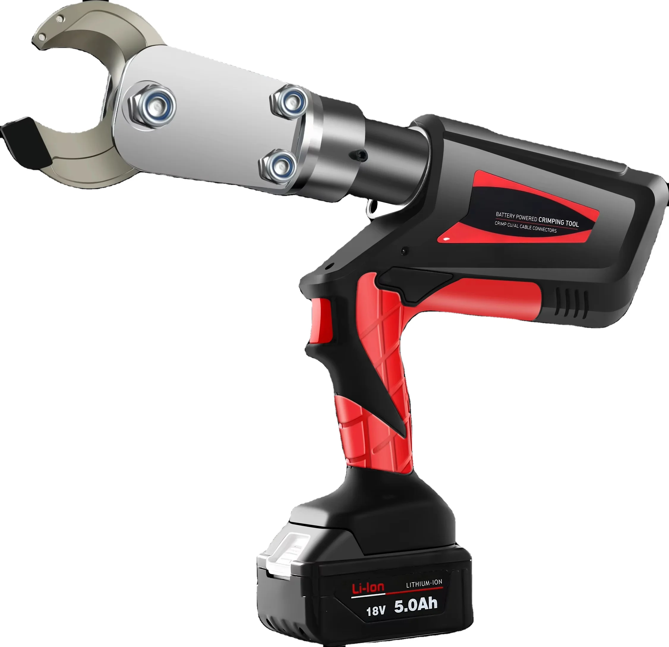 

21mm 18V Lithium-Electric Hydraulic Shears - 5.0Ah Open-End Cutter for Heavy-Duty Power Cables, Large-Tonnage