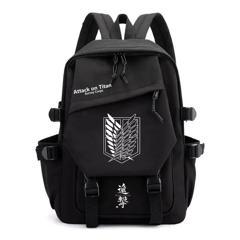 Anime Titan Wings of Freedom Backpack Teenagers Schoolbag Students Book Bag Pocket Backpacks For Girls Boys