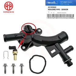 Genuine No.25193922 New Thermostat Housing Water Pump Outlet Fits Chevrolet Cruze Sonic Trax Buick Encore 1.4T 55565334 1338030