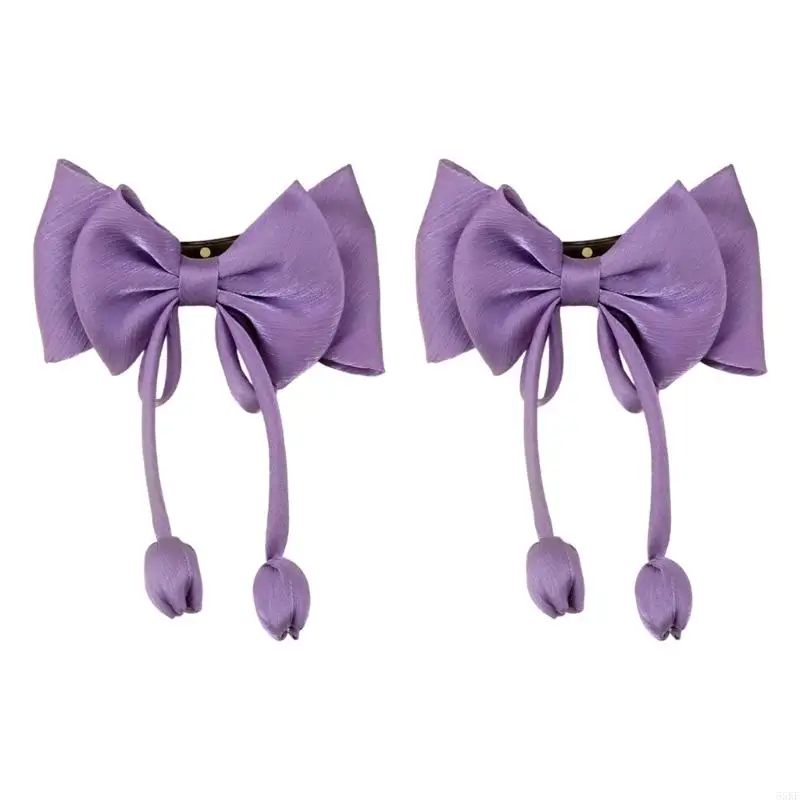 Curtain Tiebacks Decorative Curtain Holdbacks Retro Bows Curtain Buckles Clips Drapery Holdbacks