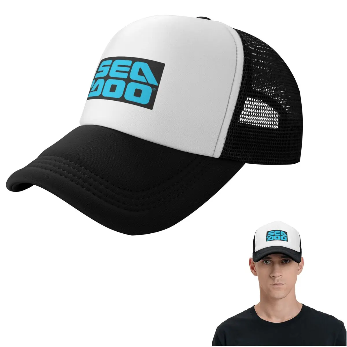 Sea Doo Team Rxt Brt Marine (9) Cap Casual Mesh Baseball Caps Adjustable Hat Hip Hop Summer Unisex Baseball Hats