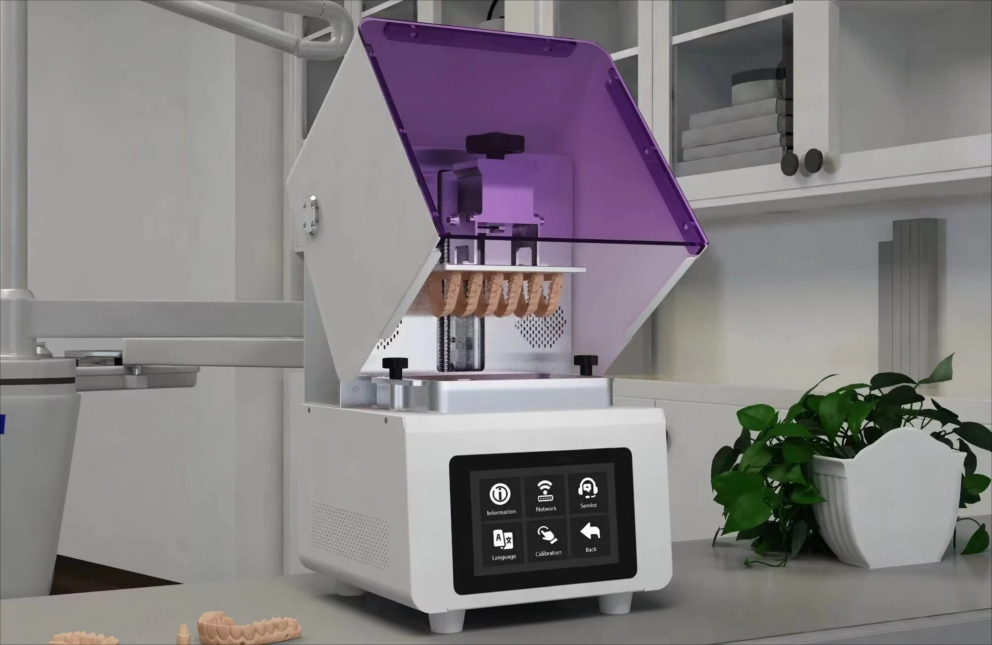High Intelligent Dental Resin 3D Printer Denture Crown Bridges Making Printer