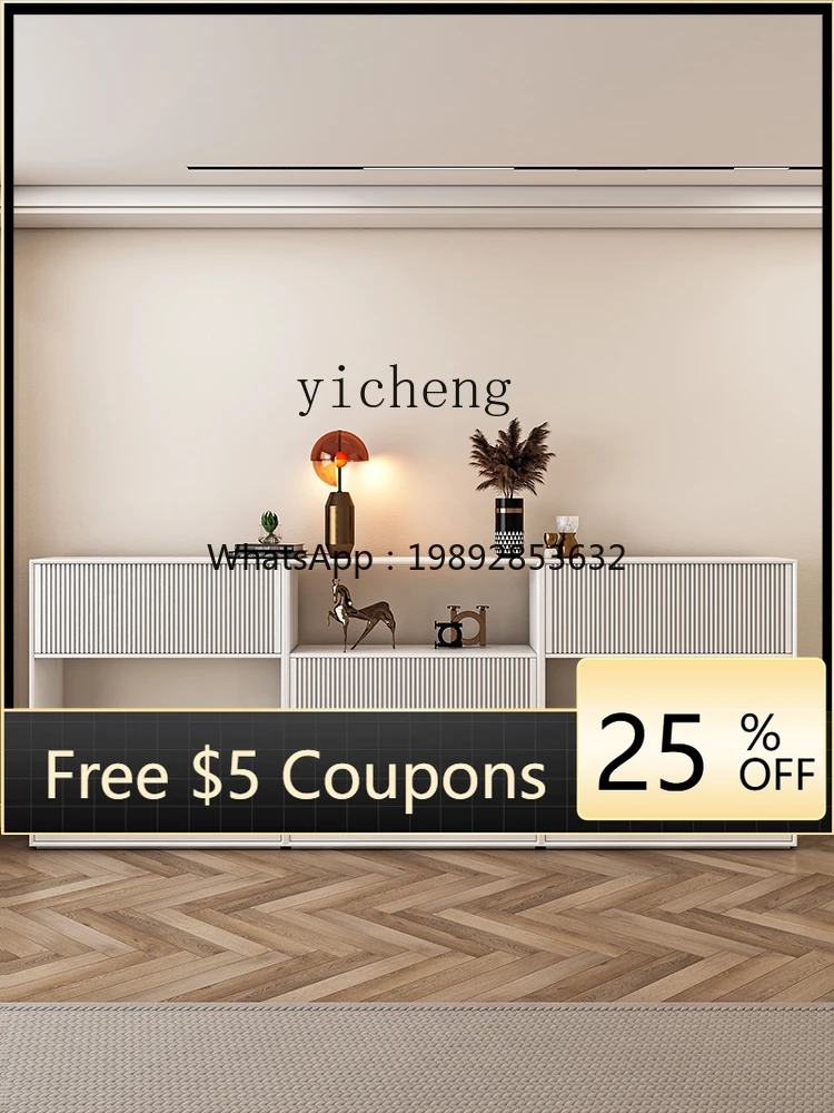 

ZZ Minimalist Drawer Bookcase Solid Wood Bookshelf Bookcase Living Room Display Home Floor Storage Cabinet