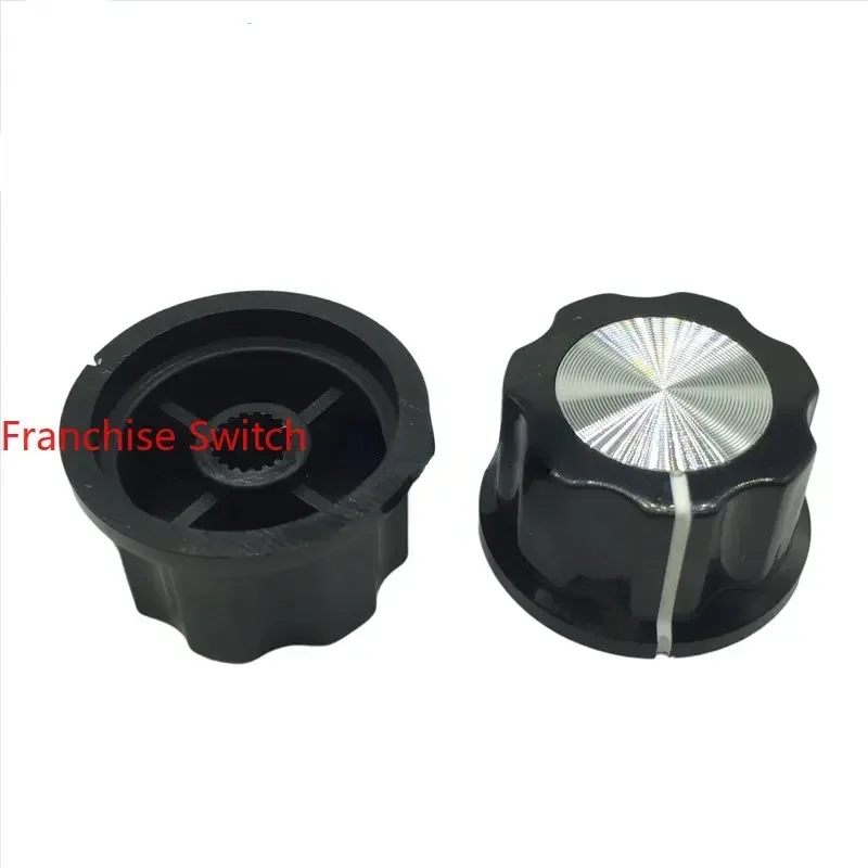 10PCS MF-A03 Knob Spindle Potentiometer, Encoder, Band Switch  Cap Inner Hole 6MM Torx