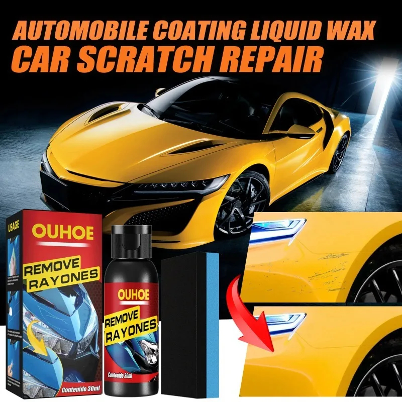 

30ML Car Scratch Remover Kit Repair Ceramic Coating Nano Spray Anti Scratch Repairing Polish Paint Spray Wax Car Accessories
